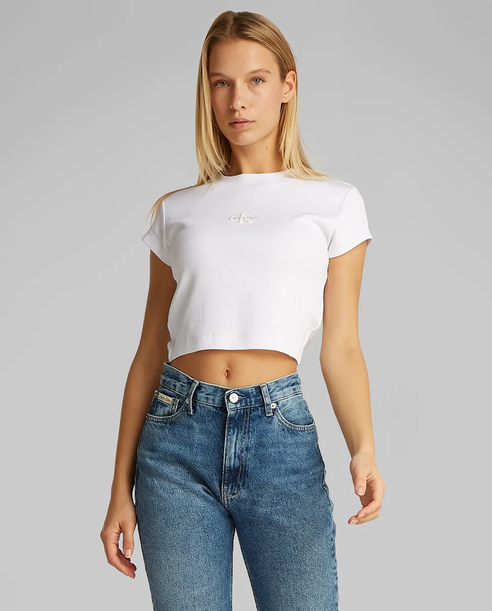 

Женская футболка с логотипом Calvin Klein Jeans, белый