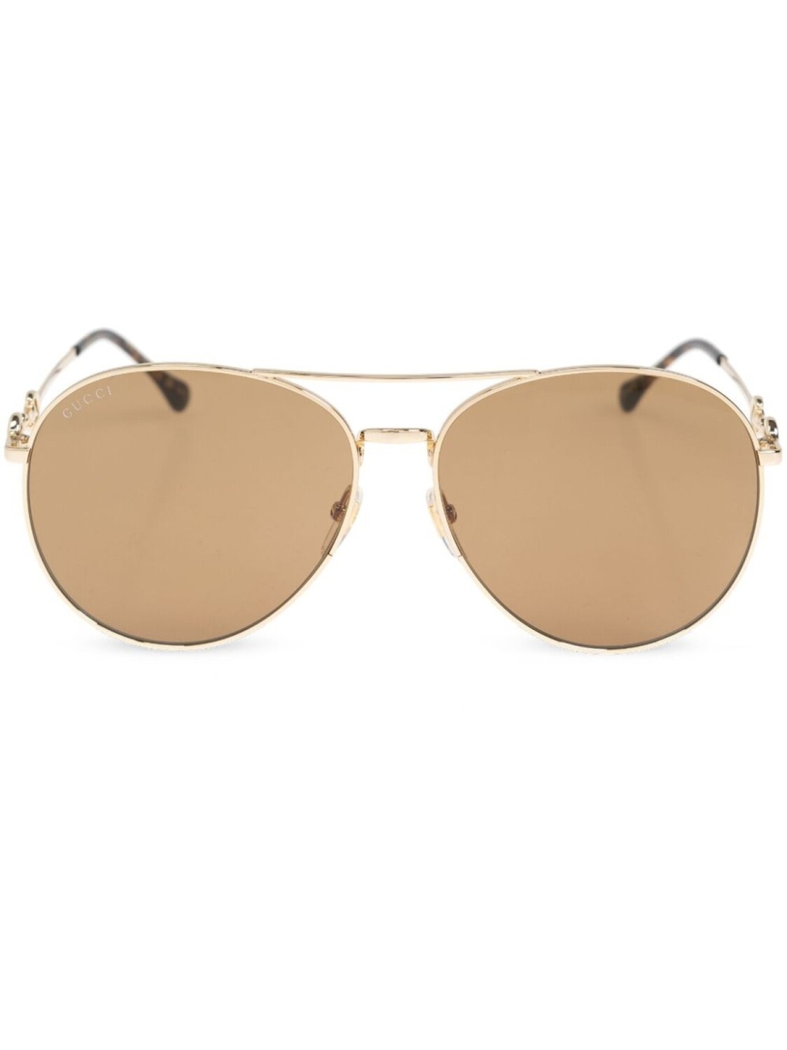 

Gucci Eyewear 797453 I3330 8023 солнцезащитные очки в оправе пилота, золотистый