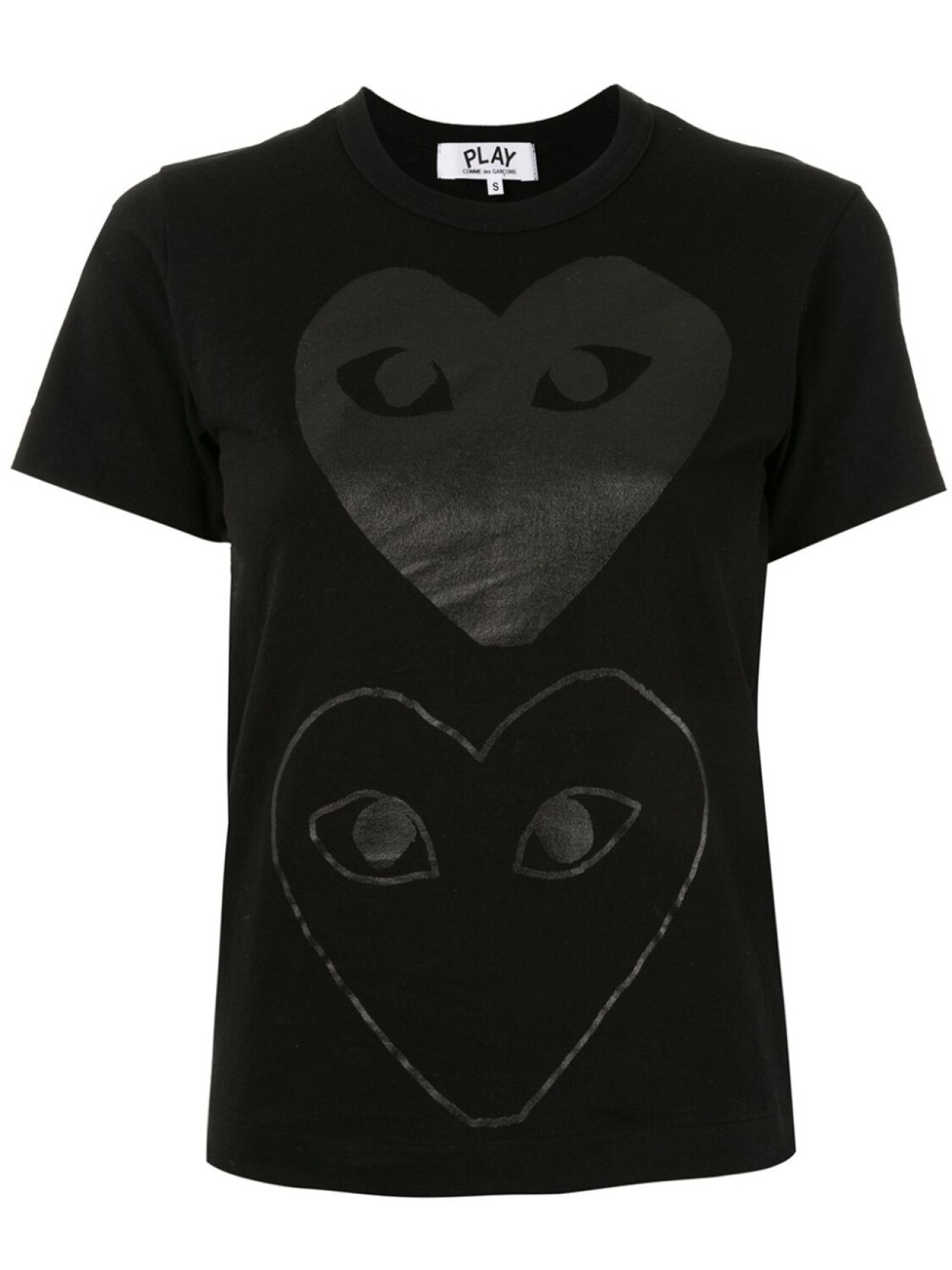 

Comme Des Garçons Play футболка с логотипом, черный