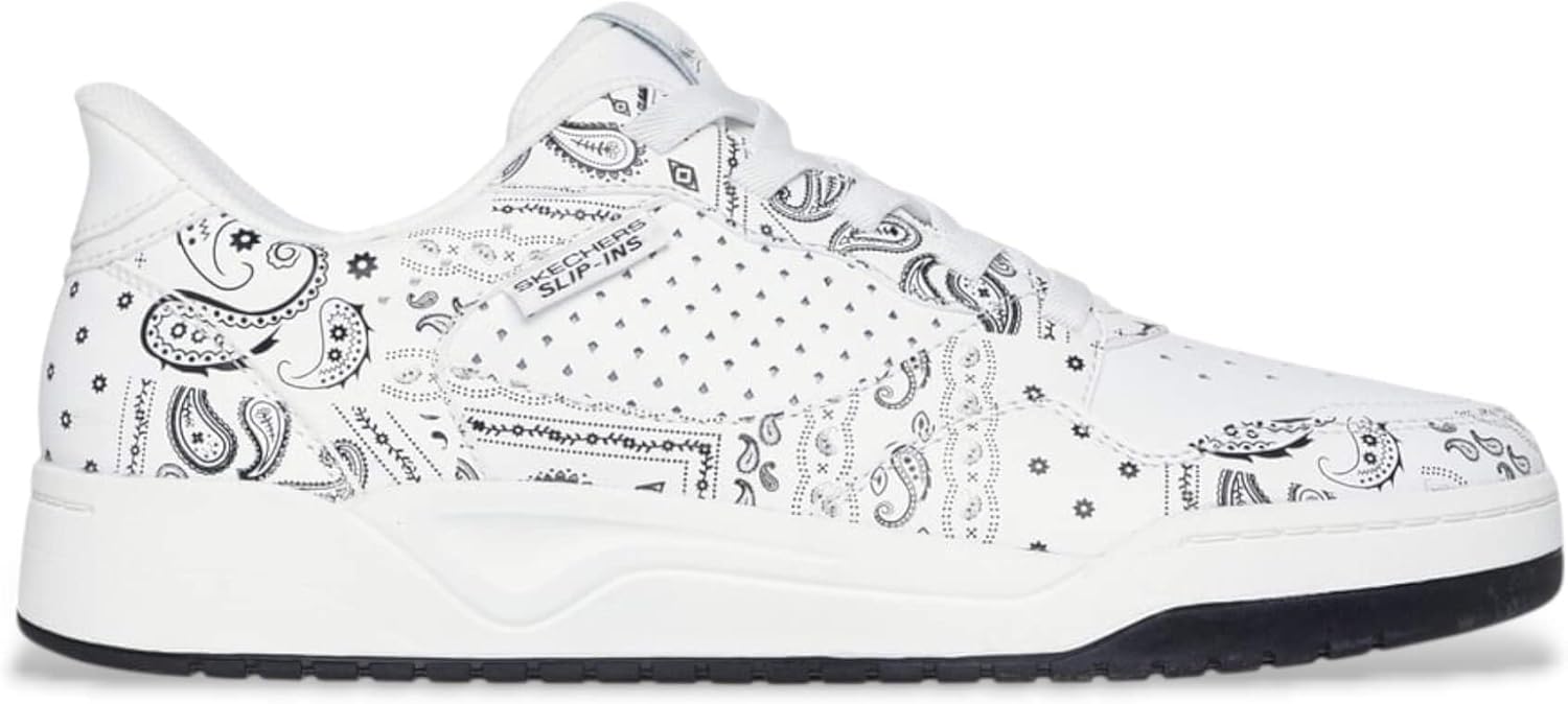 Мужские кроссовки Skechers Koopa-Court Paisley, белый/черный — фото 2