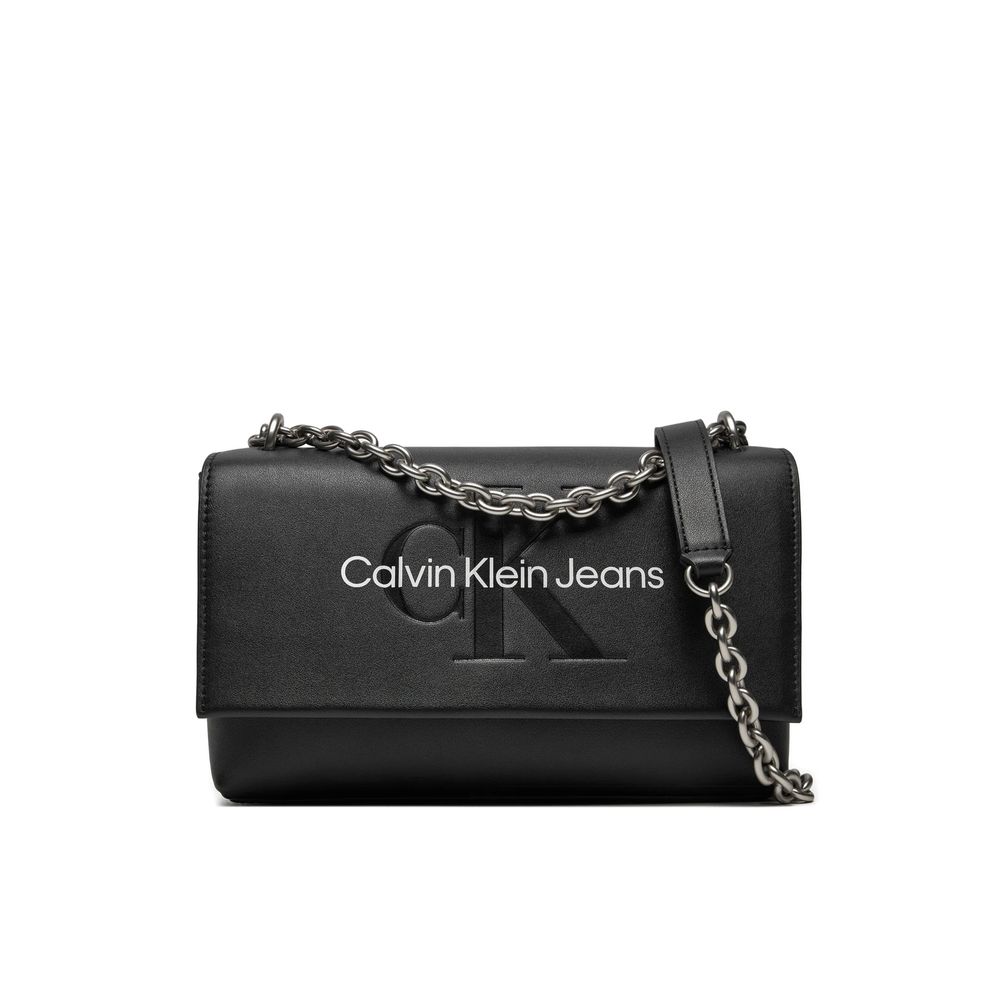 

Сумка из искусственной кожи черного и белого цвета Calvin Klein Jeans, Черный, Сумка из искусственной кожи черного и белого цвета Calvin Klein Jeans