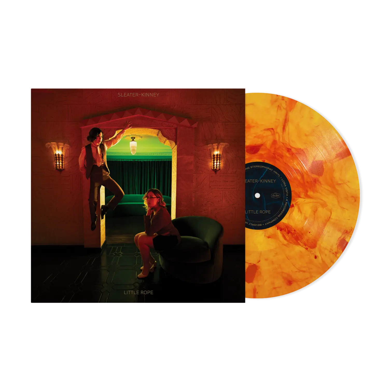 

Виниловая пластинка Little rope limited edition orange / red "hell" colored vinyl Sleater Kinney