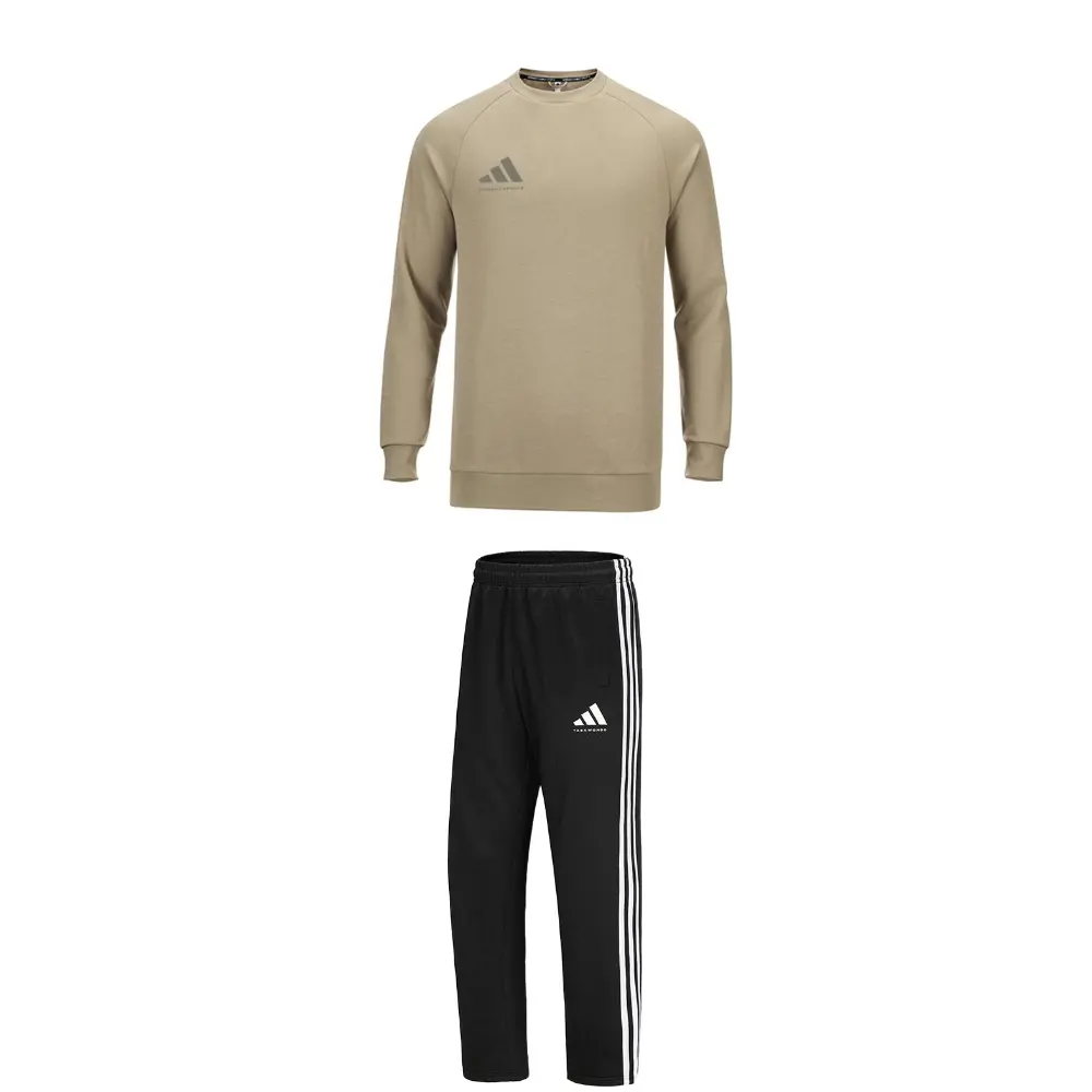 

Adidas Повседневный спортивный костюм Unisex Khaki+Black