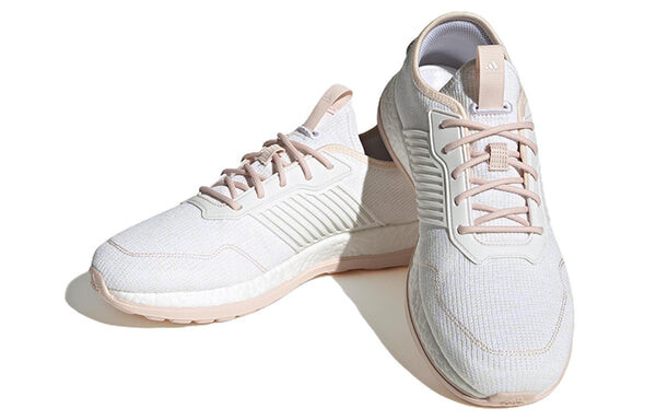 Кроссовки (WMNS) Adidas ZG Boost Running Shoes 'White Pink', белый — фото 3