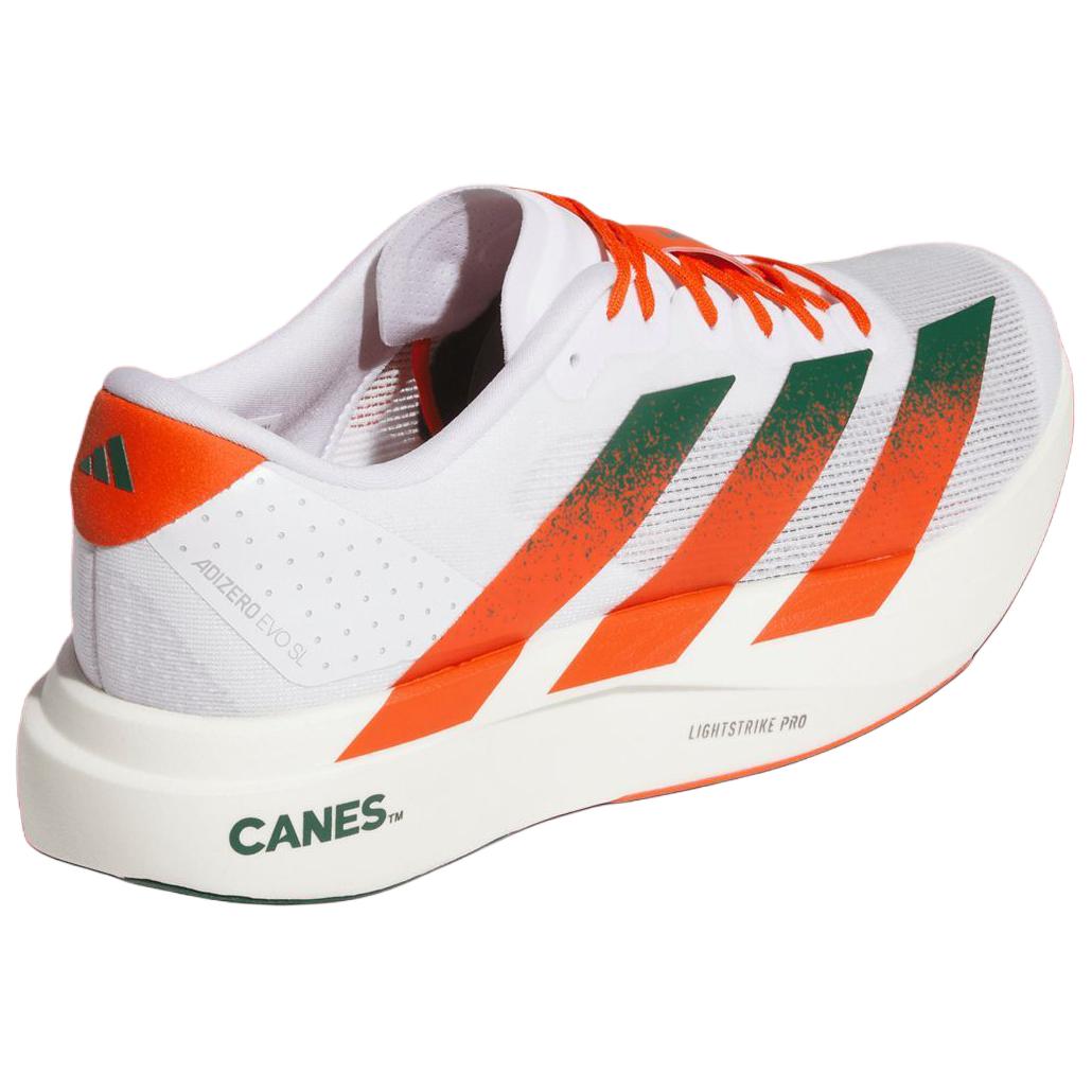 Ncaa x adizero evo sl 'Miami' Adidas, белый оранжевый — фото 4