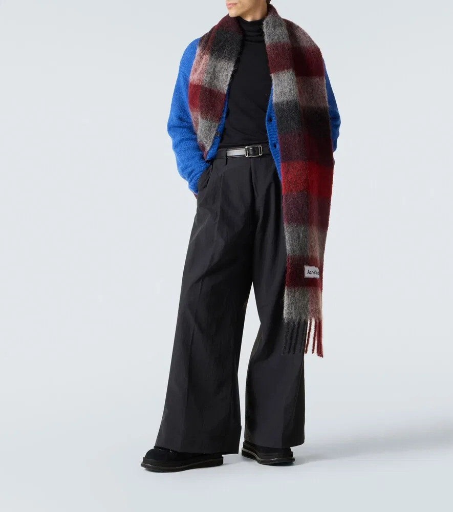 Походные ботинки UGG из замши и овчины Sacai, черный — фото 2