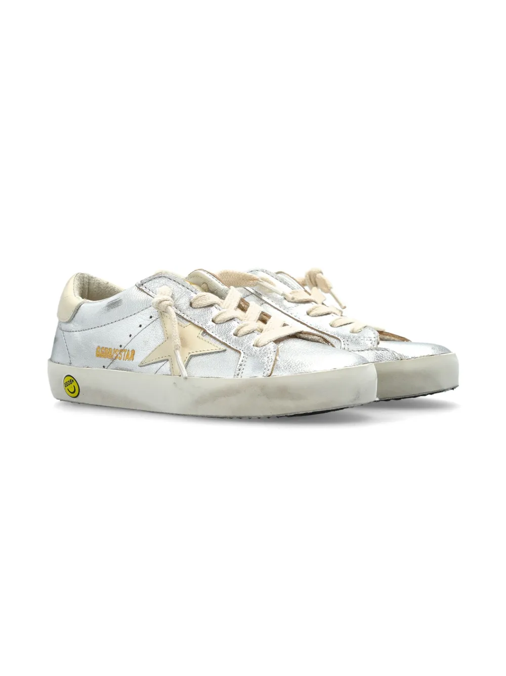 

Кеды Super-Star Golden Goose Kids, серебяный