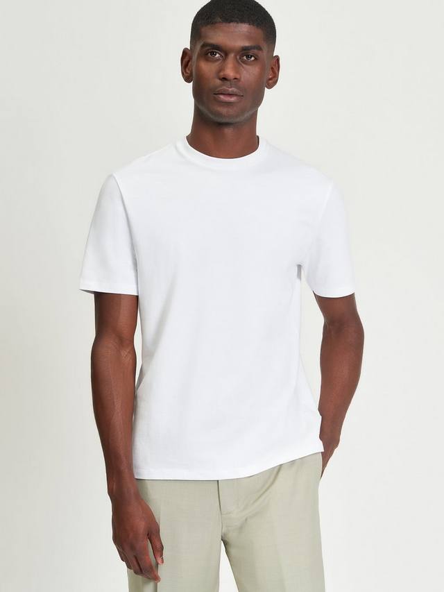 

Смарт Тейл хлопковая футболка с коротким рукавом Ben Sherman, White