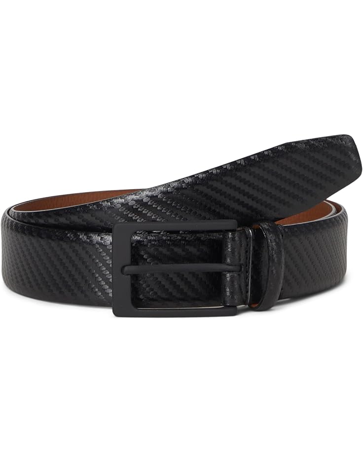 

Ремень Johnston & Murphy Diagonal Embossed Belt, черный