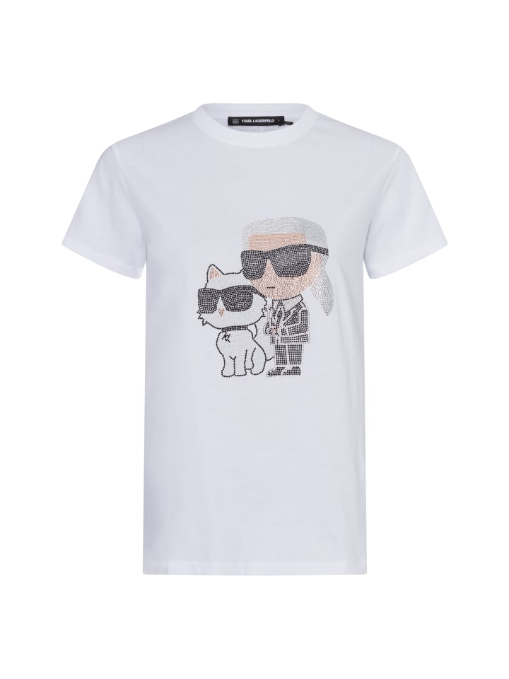 

Футболка Karl Lagerfeld T-Shirt Ikonik 2.0 Couple, белый