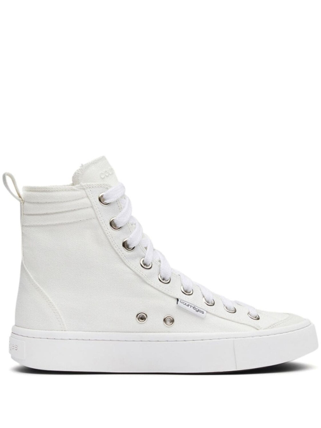 Кеды из канваса Courrèges, белый