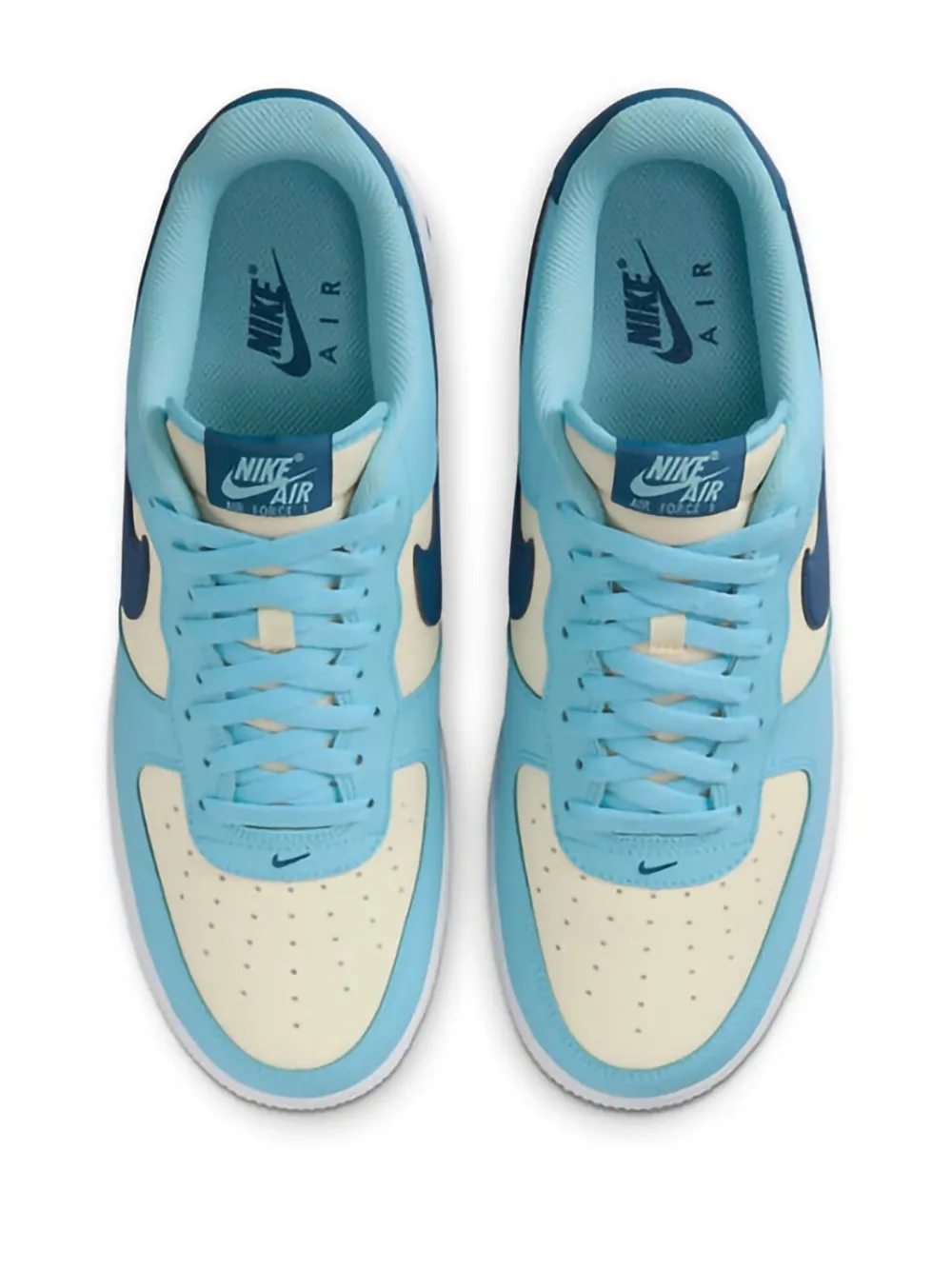 Кроссовки Air Force 1 Low Aquarius Blue/Coconut Milk Nike, синий — фото 2
