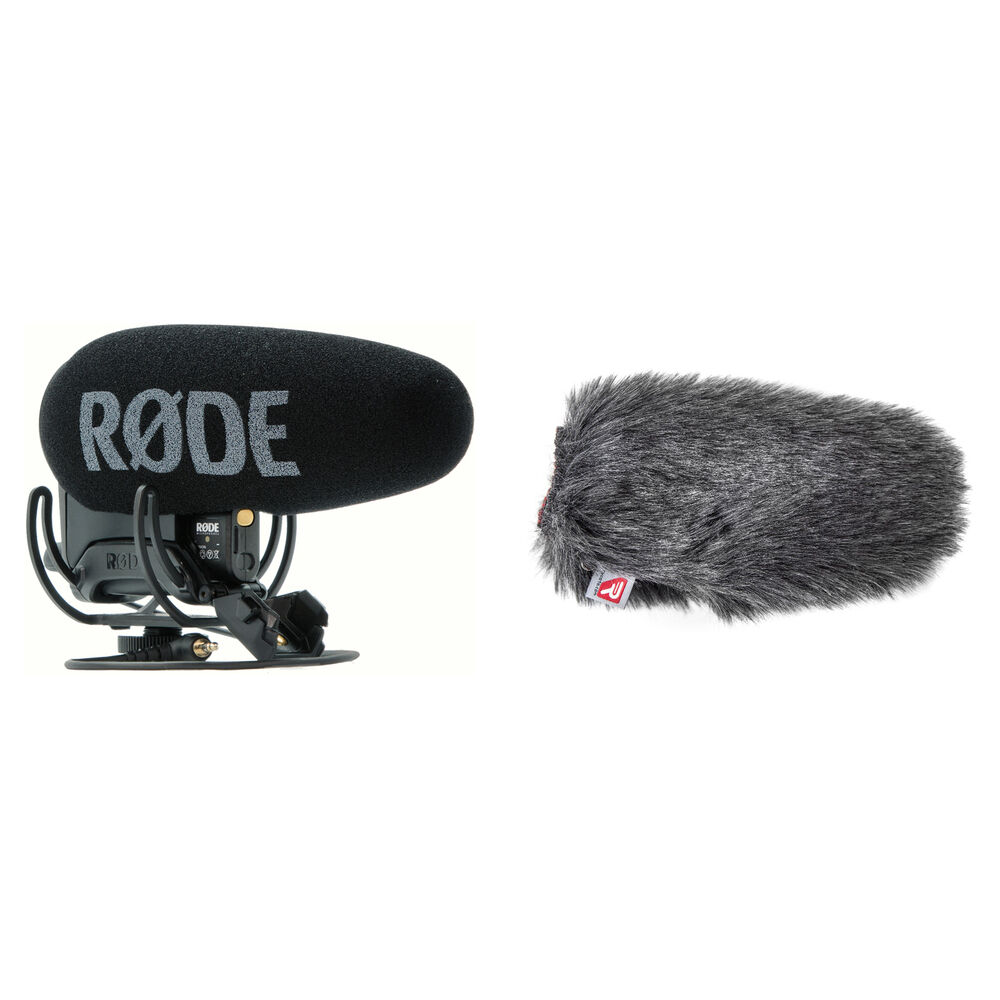 

Направленный микрофон RODE VideoMic Pro+ Camera-Mount Shotgun Microphone Kit with