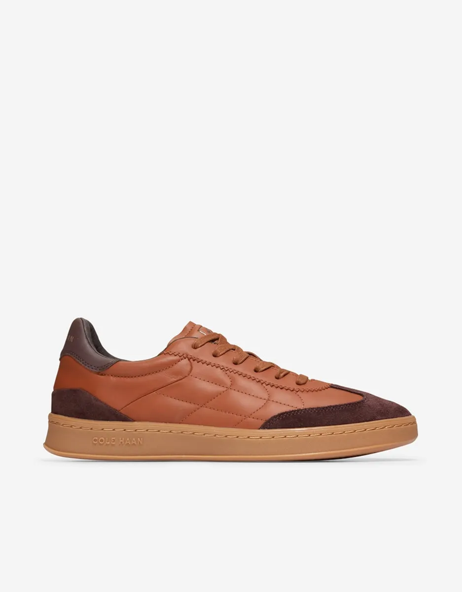 

Мужские кожаные кроссовки в футбольном стиле со шнуровкой Cole Haan, коричневый