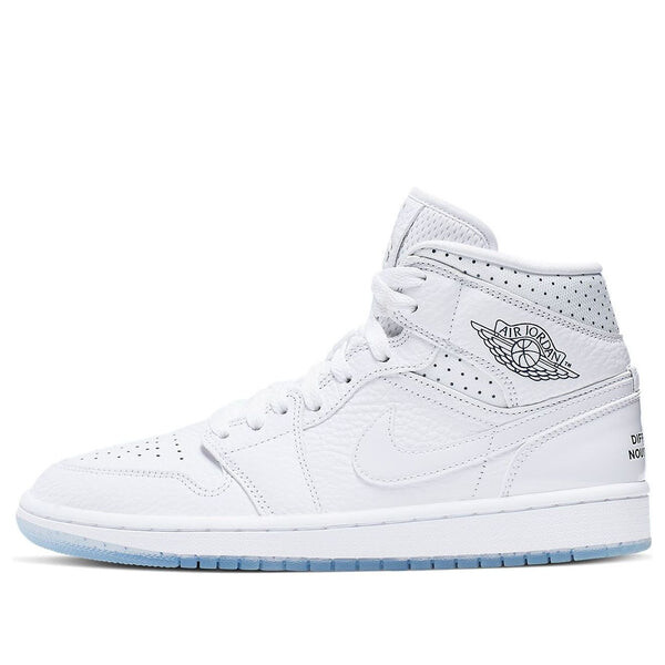

Кроссовки 1 средние Air Jordan, белый