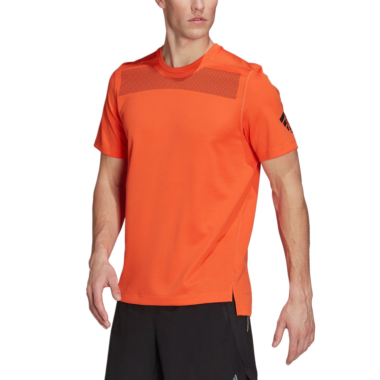 

Футболка мужская оранжевая AEROREADY Adidas