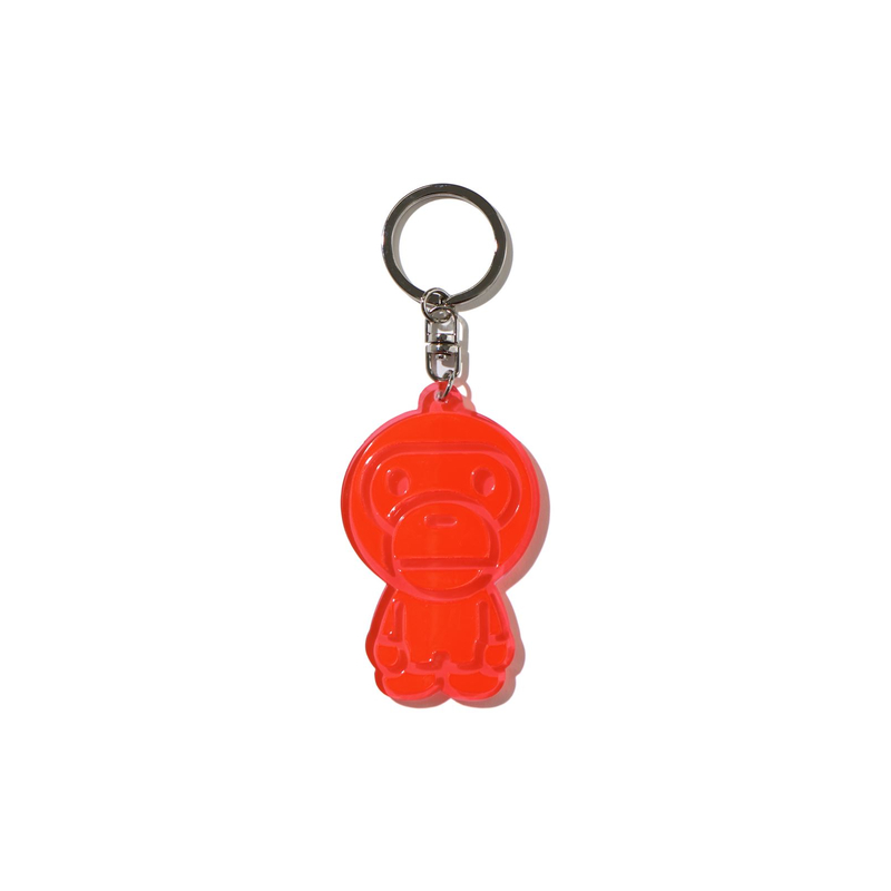 

A BATHING APE Ключница Bape Baby Milo светоотражающая, Orange ORX