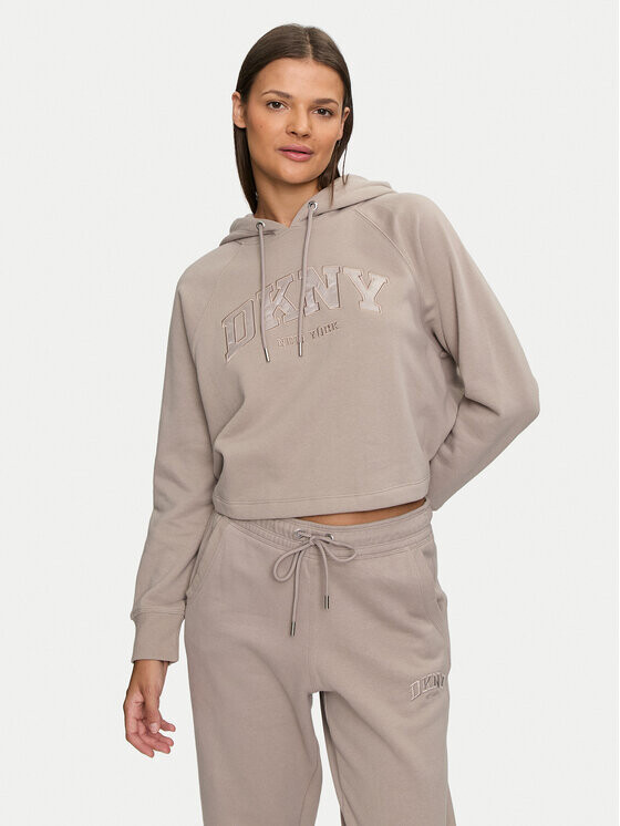 

Толстовка regular fit Dkny Sport, бежевый