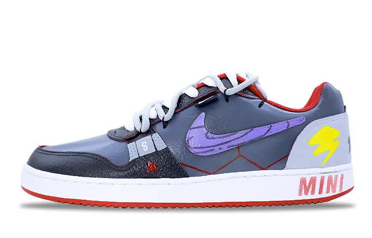 

Кроссовки Nike EBERNON Skateboarding Shoes Unisex Low-top Purple, темно-серый