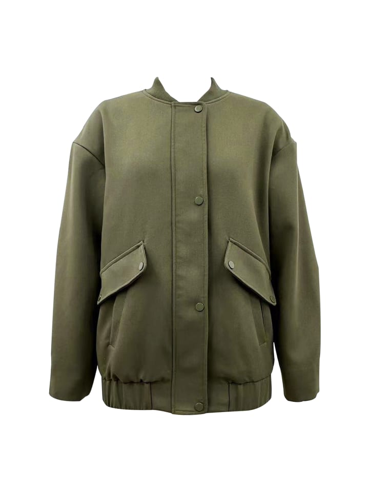 

Кардиган GINI LONDON Freizeitjacke Gini Zip Up, хаки