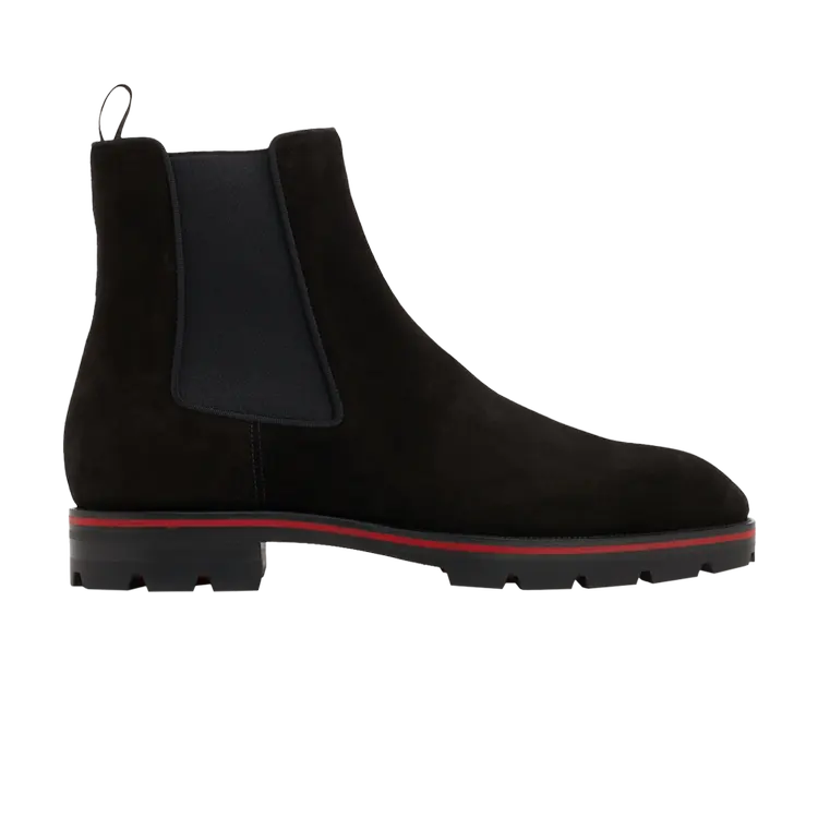 

Ботинки Christian Louboutin Alpinono Flat Chelsea Boot, черный, Серый, Ботинки Christian Louboutin Alpinono Flat Chelsea Boot, черный