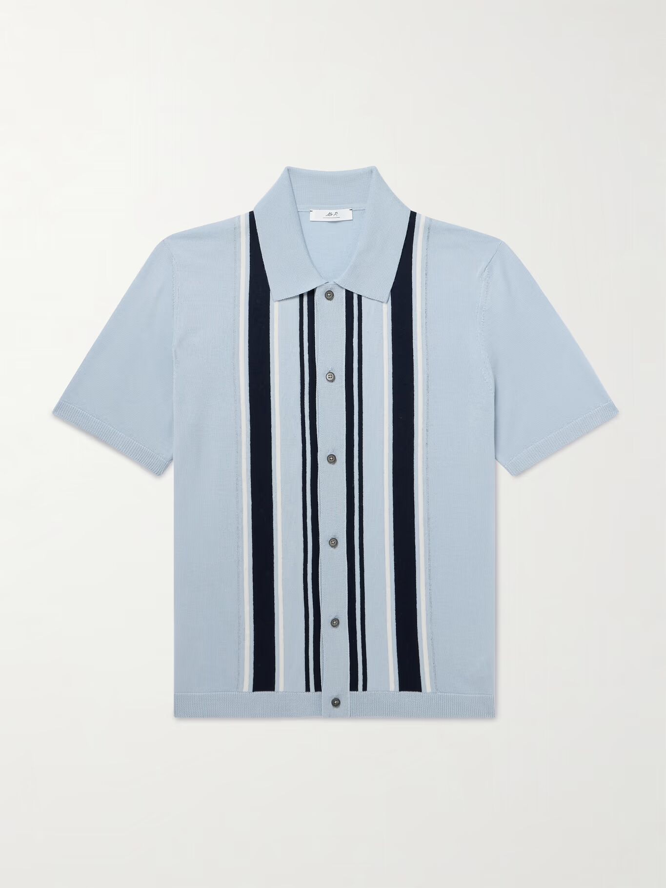 

Рубашка-поло Golf Striped Merino Wool MR P., синий