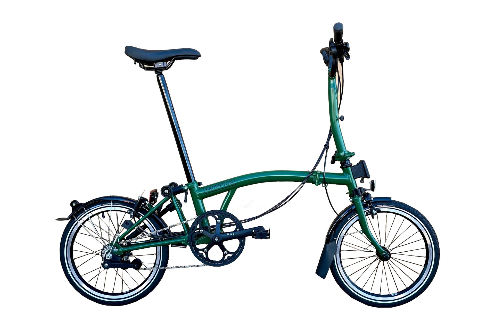 

Городской велосипед Brompton C line explore black edition - 16 дюймов - faltrahmen - 2026, grün | racing green