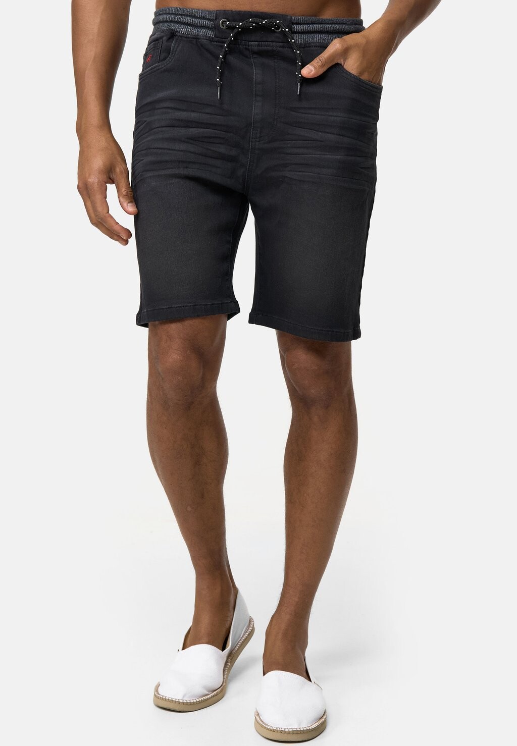 

Джинсовые шорты ETTORE INDICODE JEANS, цвет black