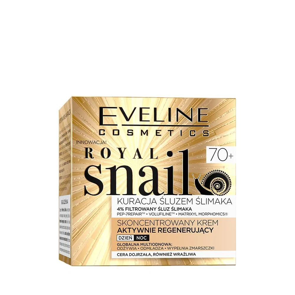 Крем для лица Eveline Cosmetics — Royal Snail Active Regeneration + , Cream With Snail Filtrate And Volufiline