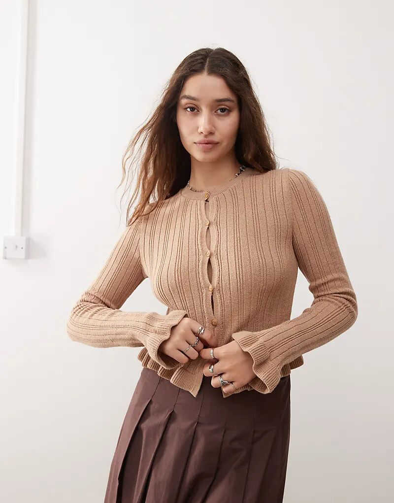 

Кардиган с оборками по подолу и манжетам Miss Selfridge