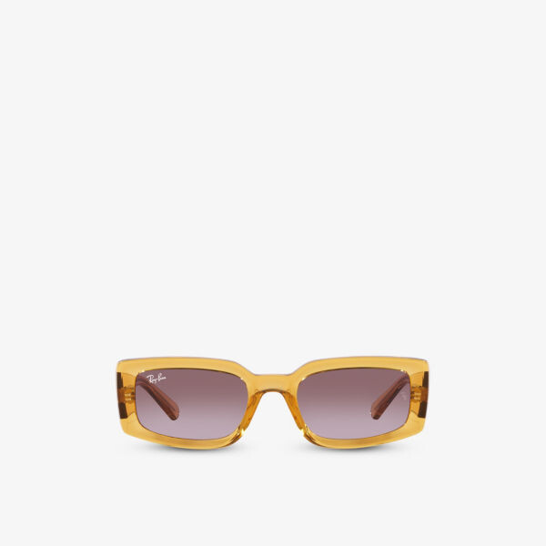 

RB4395 Солнцезащитные очки Kiliane в оправе-подушке из ацетата Ray-Ban, желтый