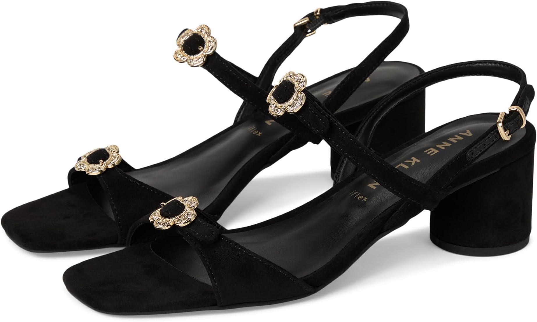 Сандалии Anne Klein Felipa, цвет Black Suede