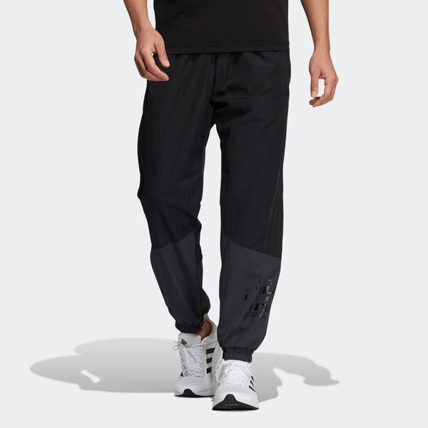 Спортивные штаны Men's adidas Si Wov Pnt Colorblock Alphabet Bundle Feet Sports Pants/Trousers/Joggers Black, черный — фото 2