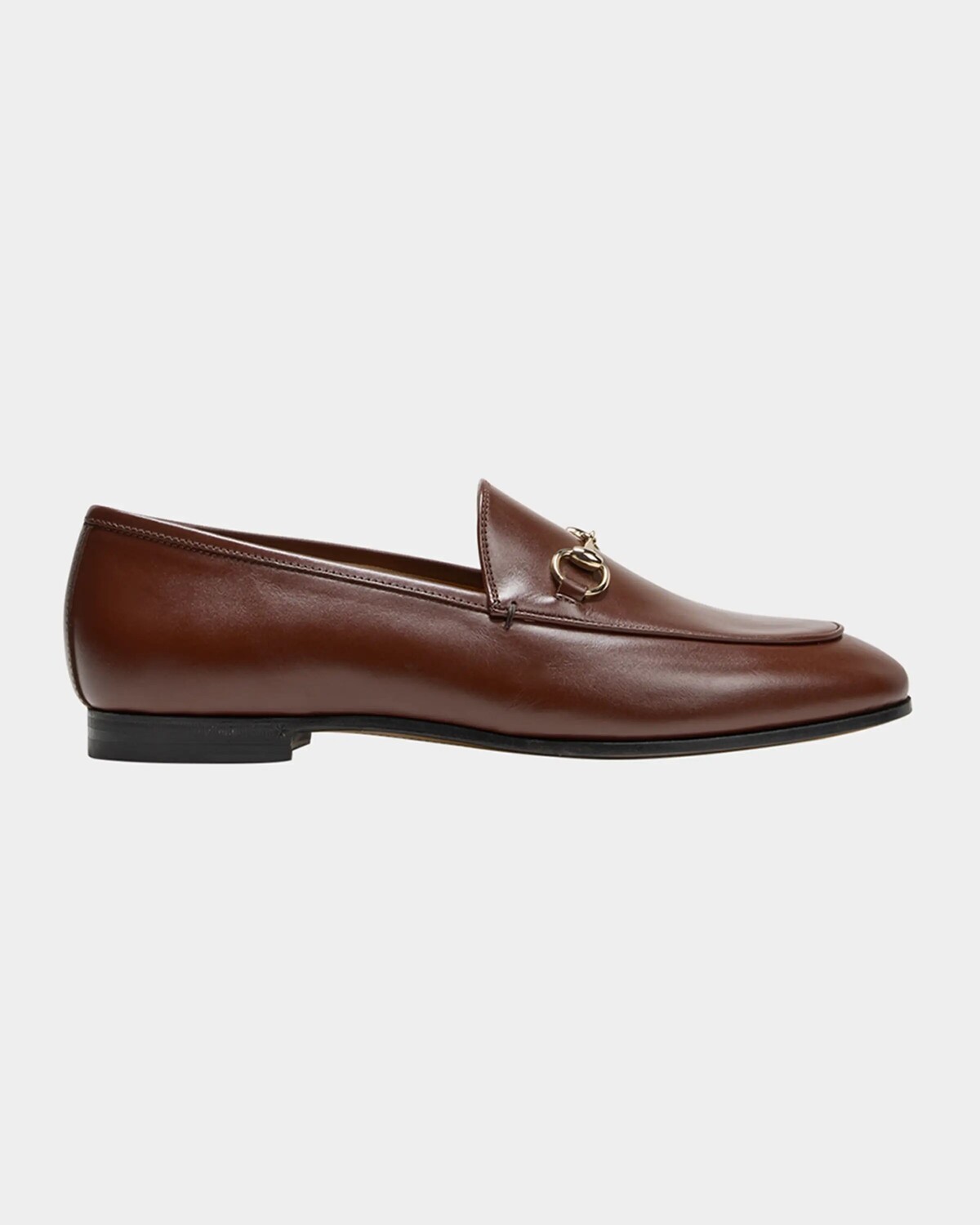 Кожаные лоферы Jordaan с конской пряжкой Gucci, черный