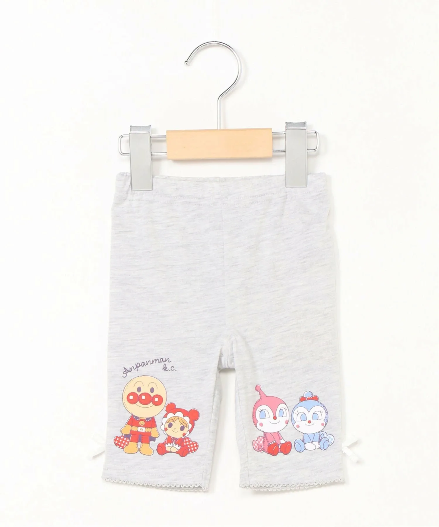 APKC/(K) Плюшевые леггинсы 6-й длины Anpanman Kids Collection, Heather Gray — фото 2