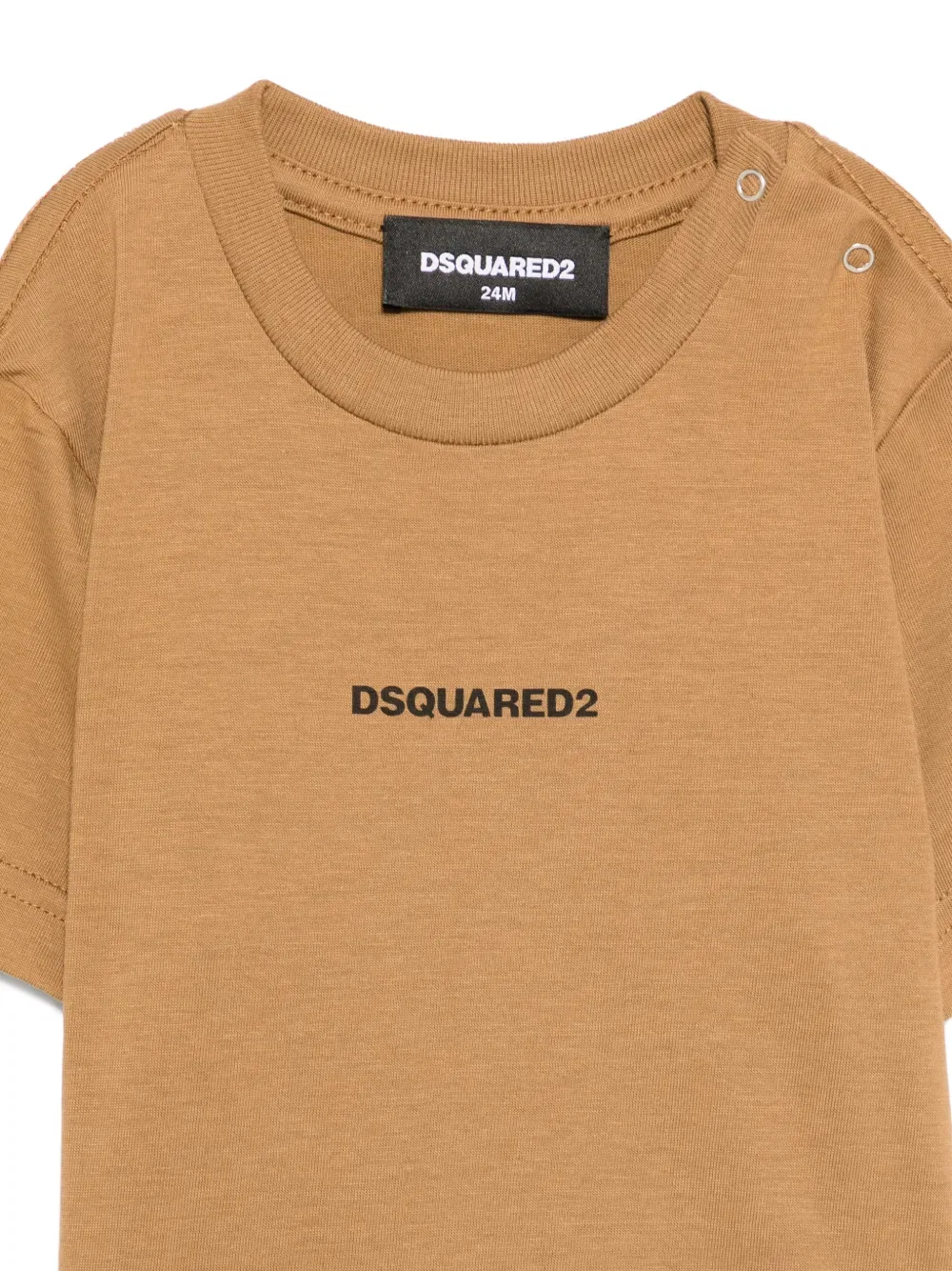 Футболка с коротким рукавом Dsquared2 Kids, коричневый — фото 3