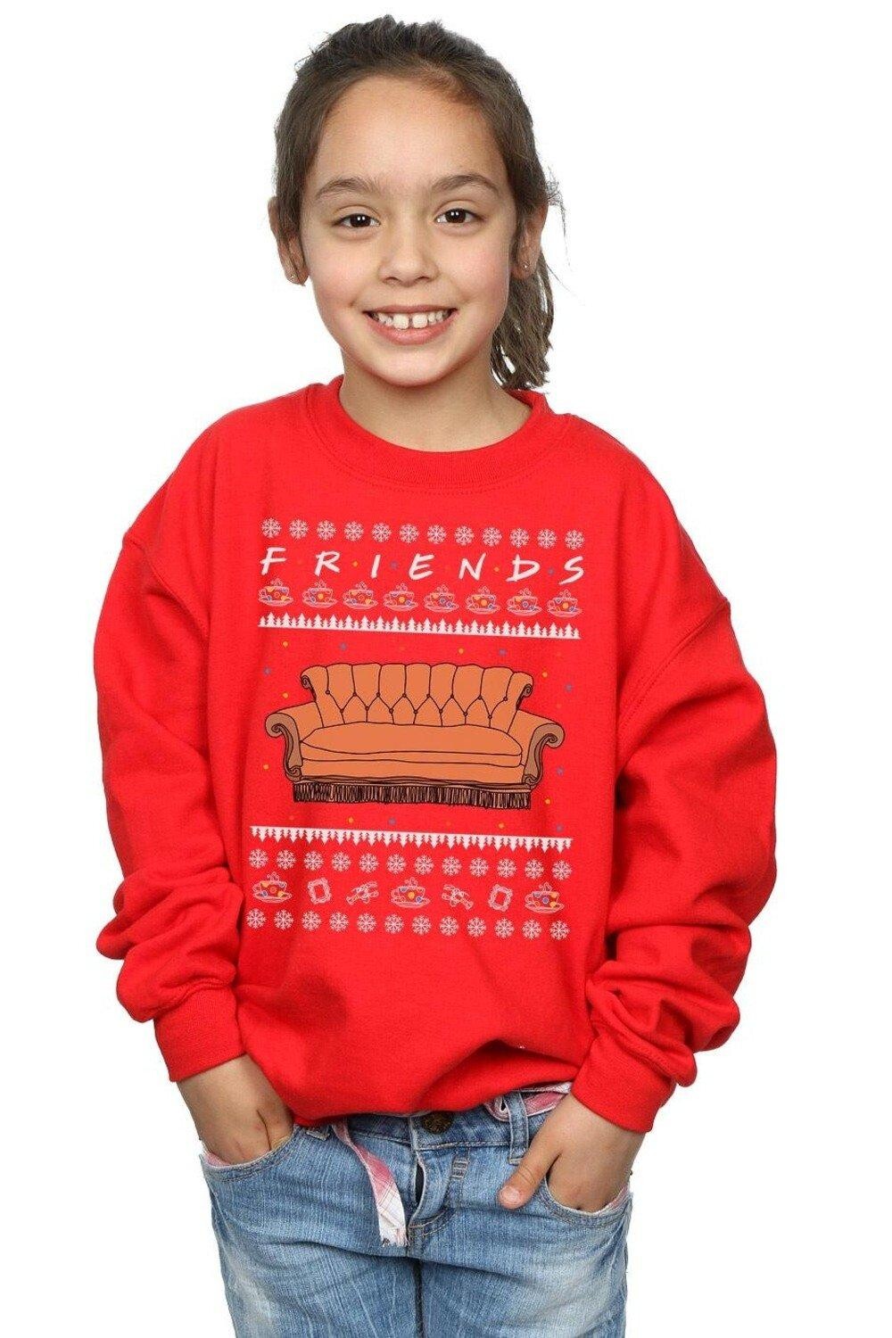

Толстовка Fair Isle Couch Friends, красный