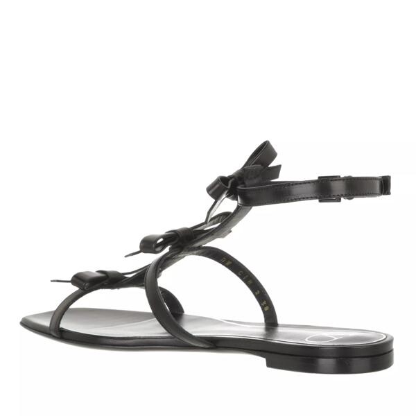 Сандалии french bow flat sandals Valentino Garavani, черный — фото 2