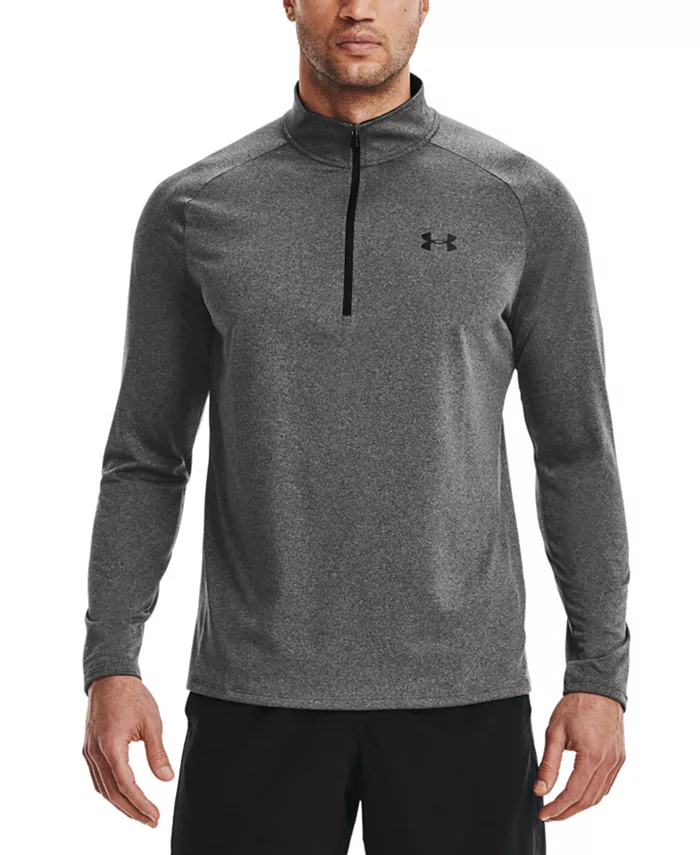 

Мужская флисовая толстовка UA Tech с полузастежкой Under Armour, серый