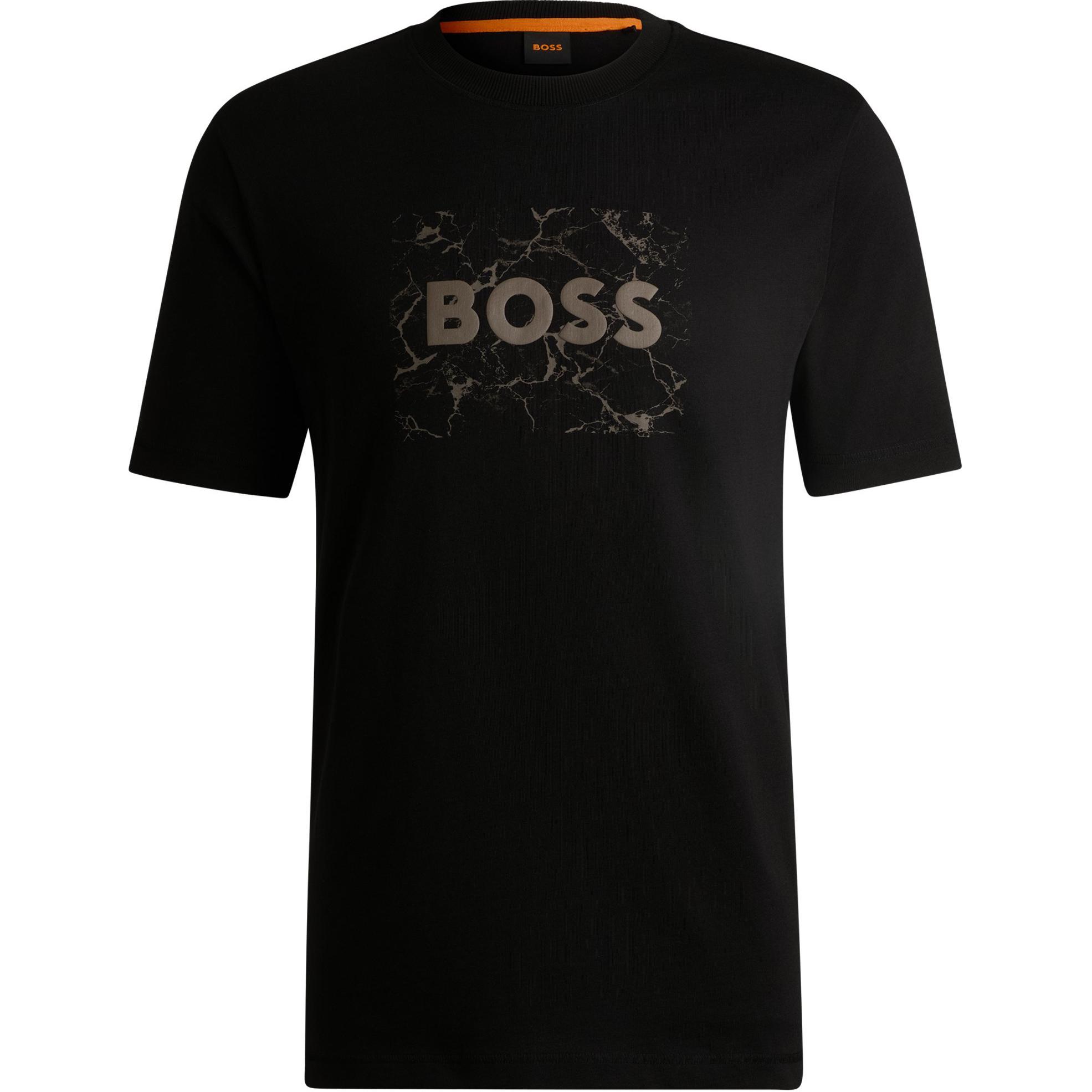 

Футболка Boss Logospace с принтом логотипа HUGO BOSS, черный