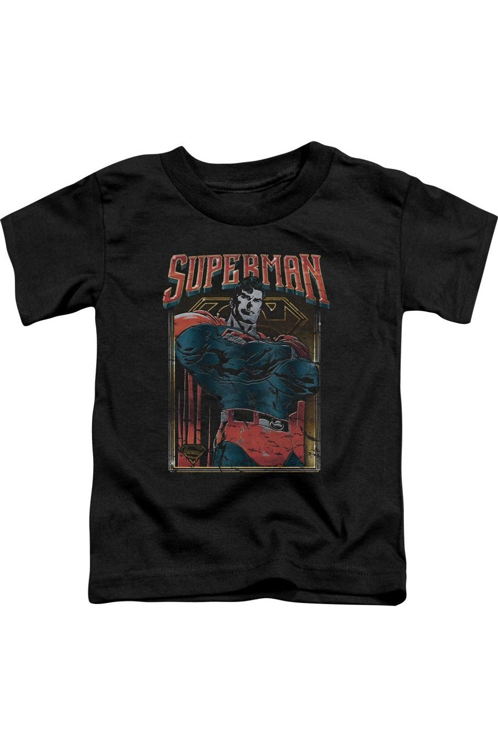 

Футболка с Суперменом для малышей "Head Bang" Gildan, черный