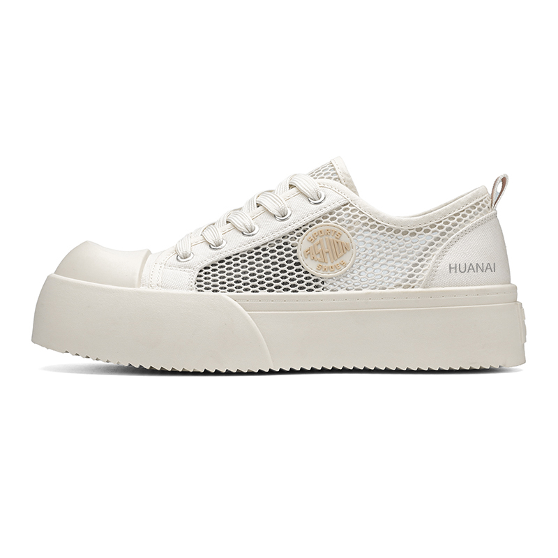 

Нескользящие износостойкие низкие мужские кроссовки HUANAI, White