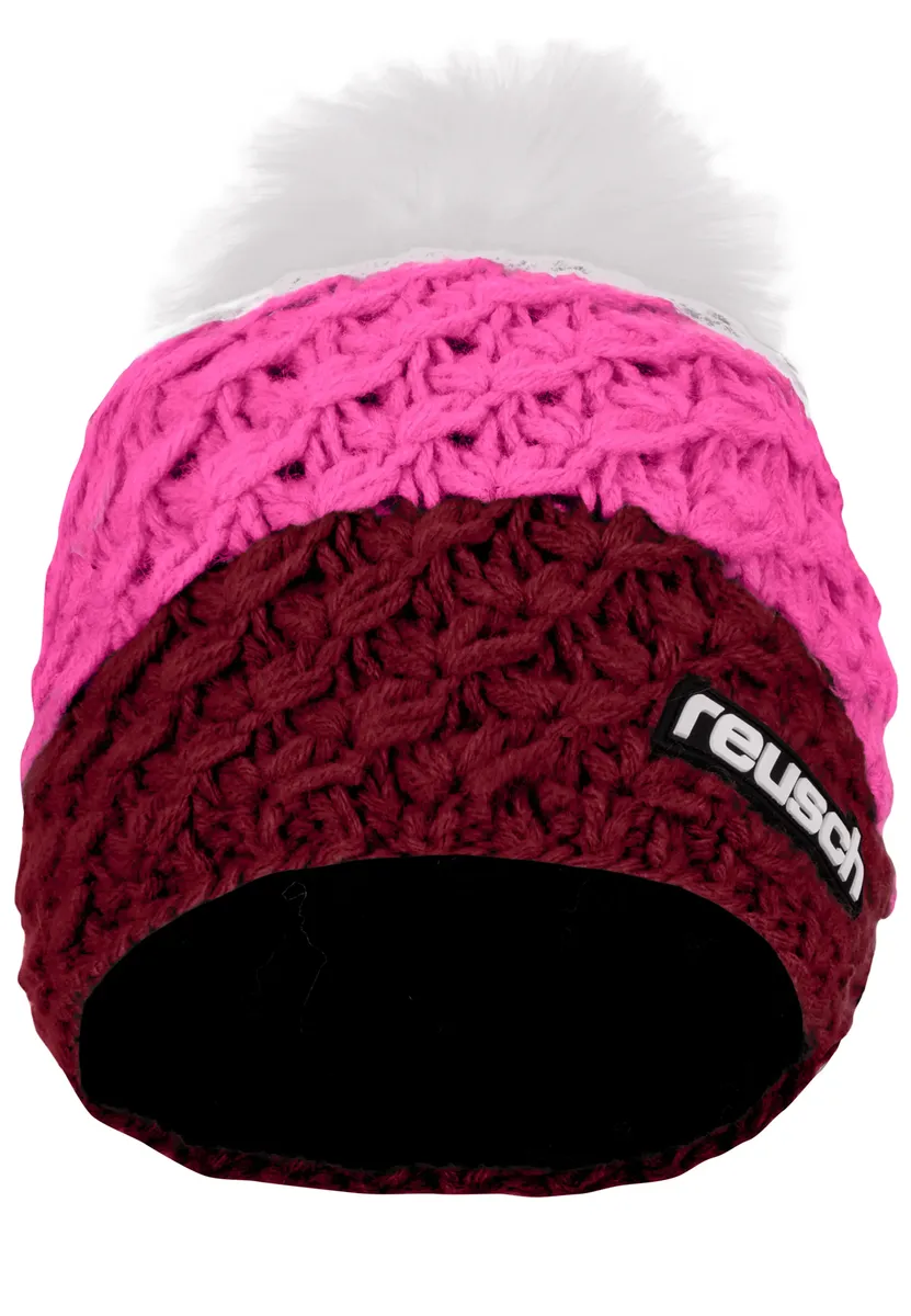 

Шапка Reusch "Aiden Beanie" (1 шт.), в дизайне колор-блоков, розовый