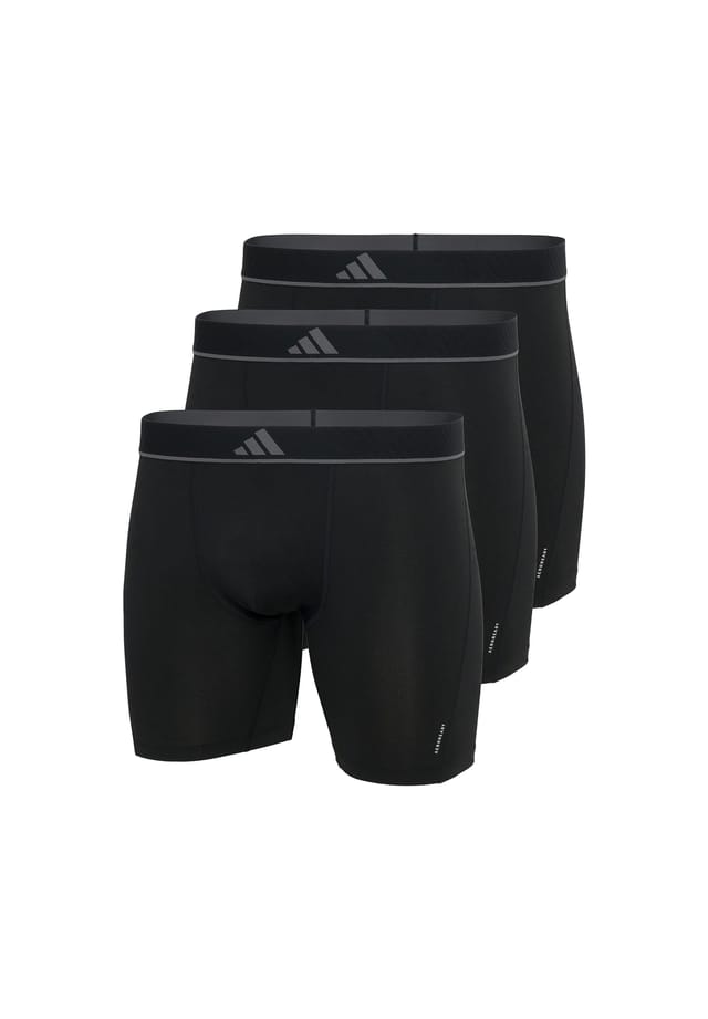 

Комплект из 3 трусов-боксеров - трусы-боксеры Active Micro Flex Eco с логотипом однотонные Adidas, черный