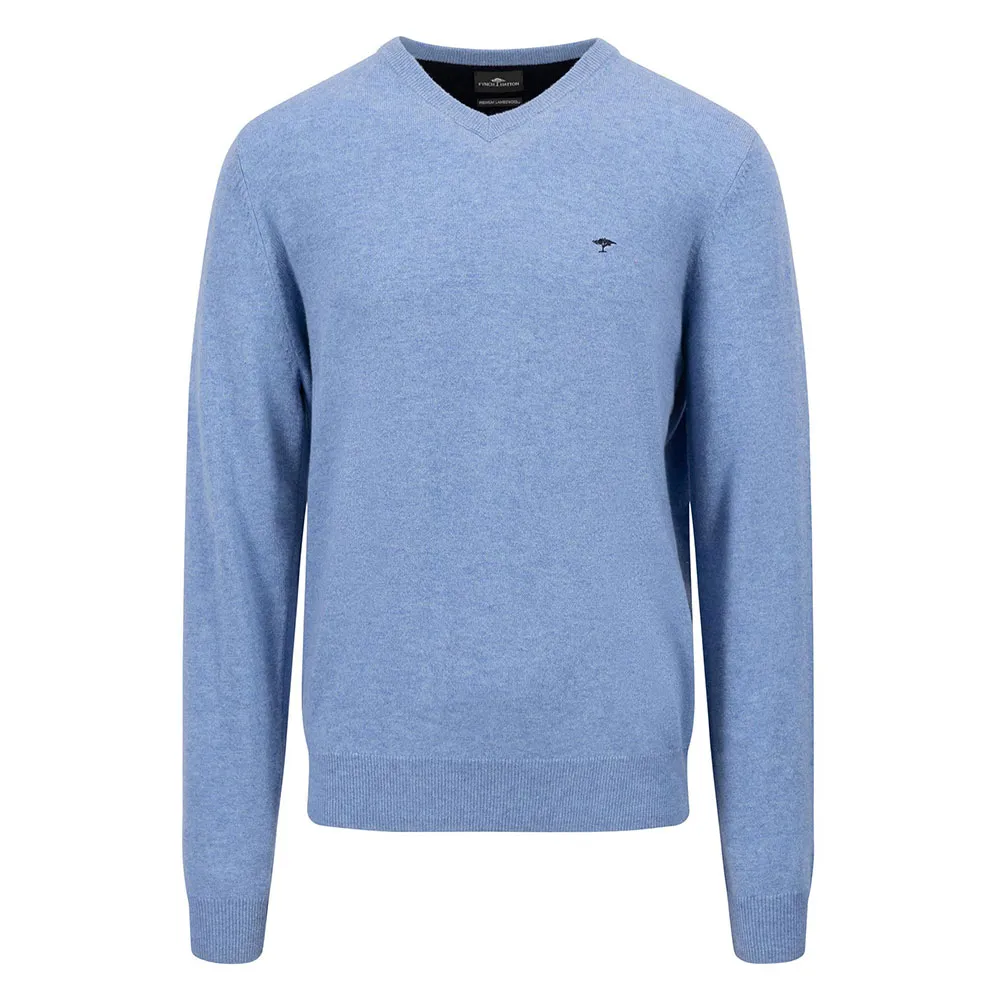 

Свитер Fynch Hatton 1410302 v neck, синий