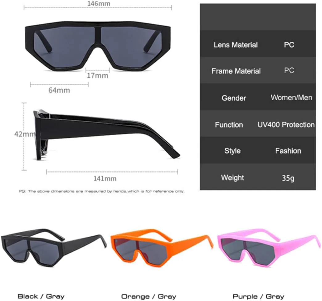 

Красочные солнцезащитные очки «кошачий глаз» в стиле ретро с градиентной защитой от УФ-излучения UV400, желейного цвета, для женщин и мужчин UATXTAU, Black Gray