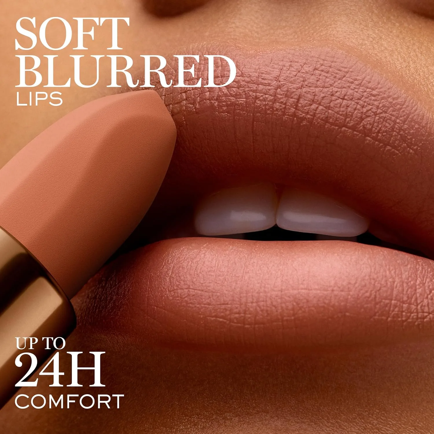 Увлажняющая матовая помада Lancôme L'Absolu Rouge Intimatte - легкая, легко наслаиваемая формула с мягким матовым финишем - комфорт до 24 часов., 111 All Lens on Me: Neutral rosy beige — фото 4