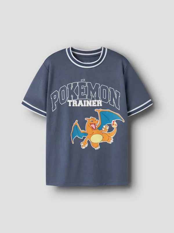 Футболка с принтом Name It, Vintage Indigo