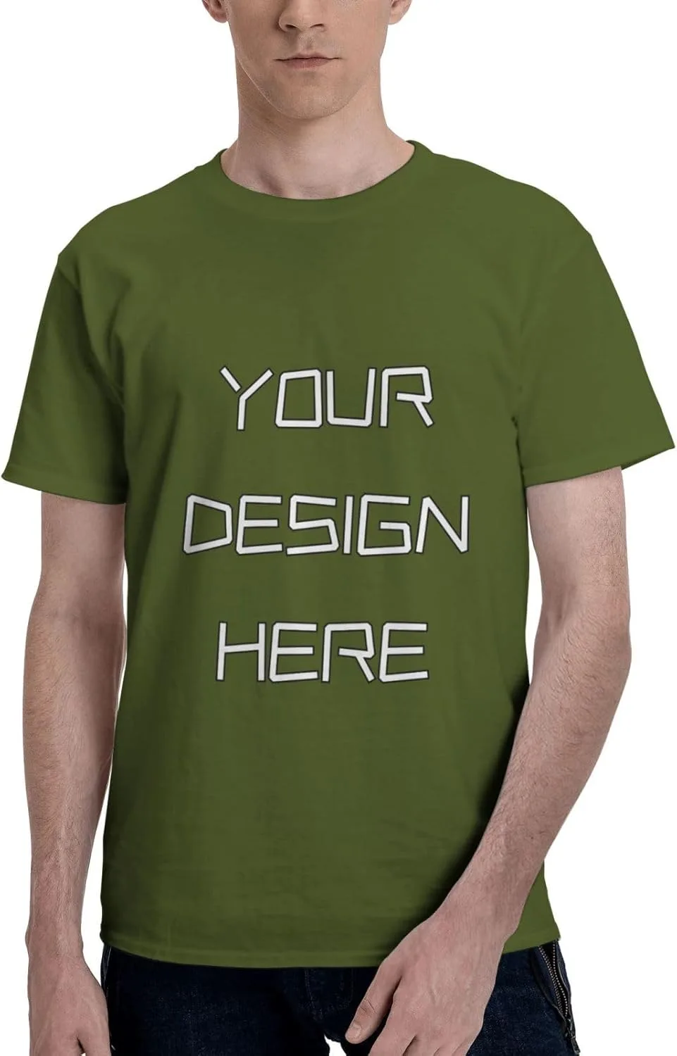 Футболка Custom с принтом и надписью