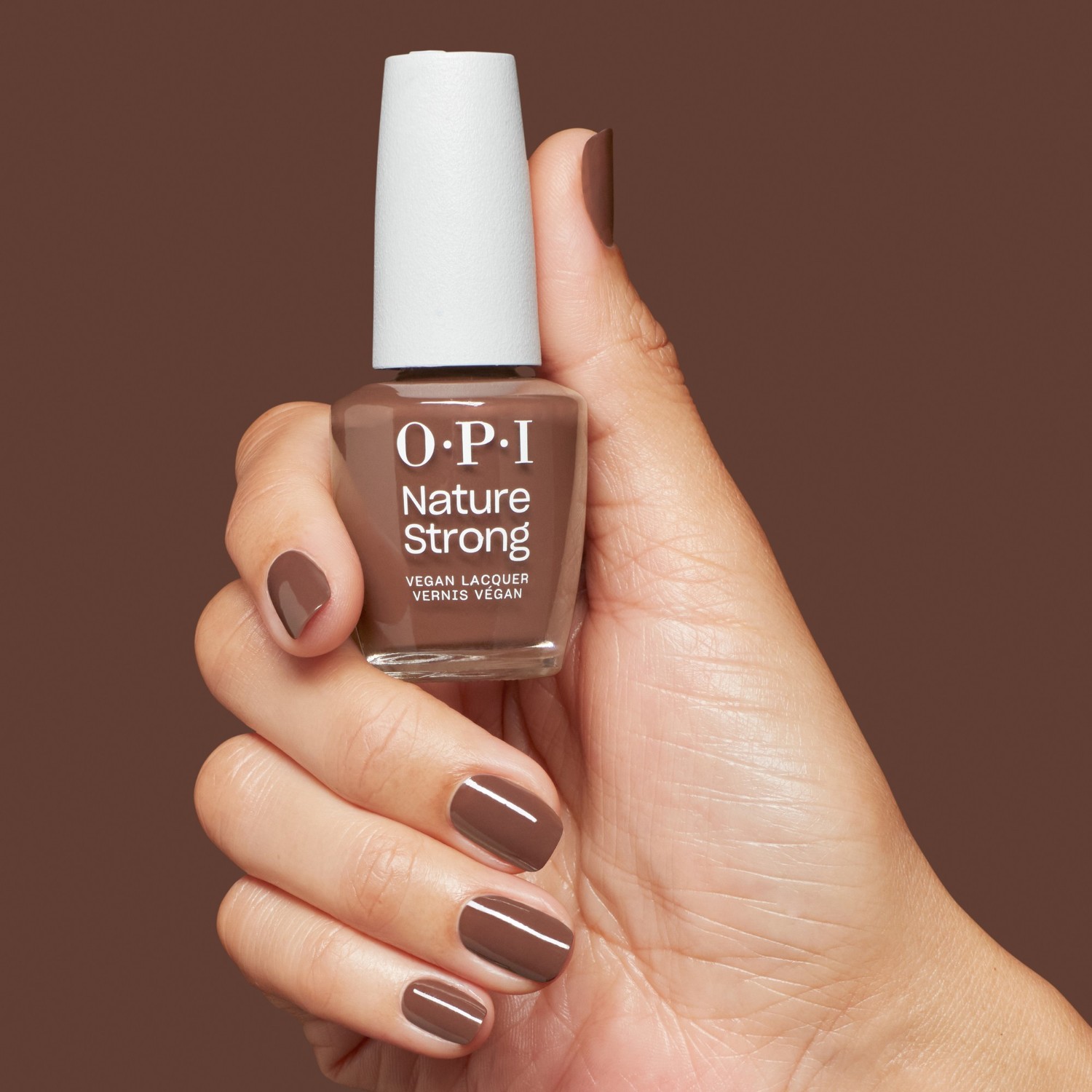 Лак для ногтей nature strong vegan Opi, make my bark on the wordl, объем 15 мл — фото 4